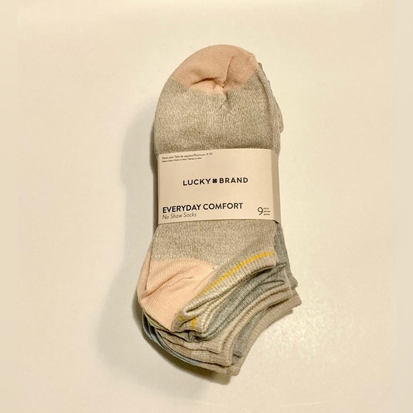 Lucky Brand Accessories 9 Pk Lucky Brand Socks Below The Ankle No